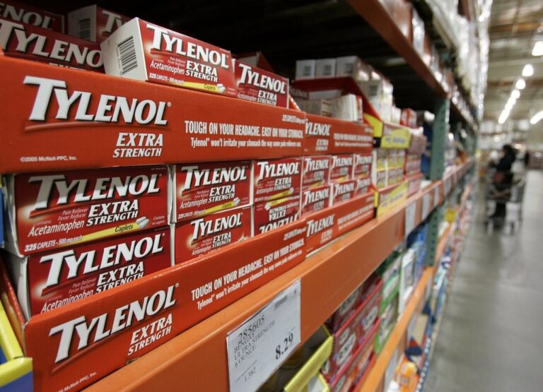 Stock in Tylenol’s parent company rallies after Trump’s unproven claims