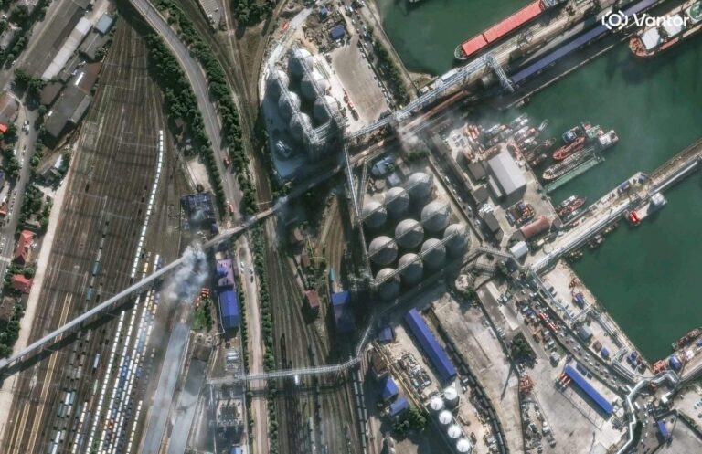 Ukrainian drones strike major Russian refinery 800 miles from border