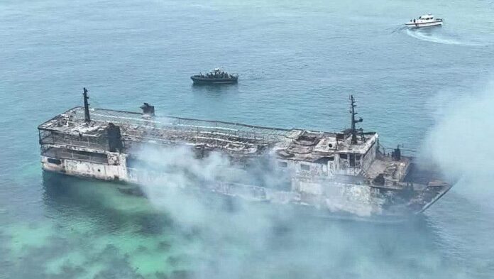 At least 5 dead, more than 80 missing in Philippines passenger ferry fire